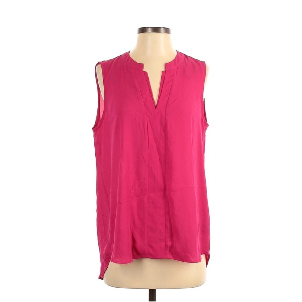 Pleione Women Pink Sleeveless Blouse S
